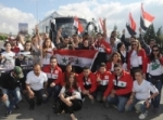 وفد من الجالية السورية في الكويت يصل مطار دمشق للمشاركة بالاستحقاق الدستوري